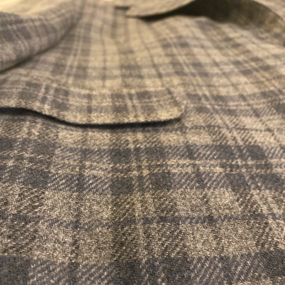 OXXFORD CLOTHES Blazer (44, Grey/Tartan, Wool) - Picture 3 of 4